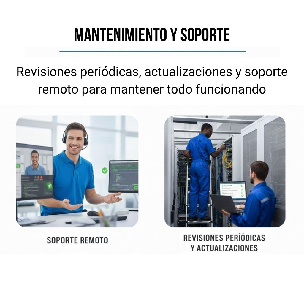 Mantenimiento y soporte SEGURICAM